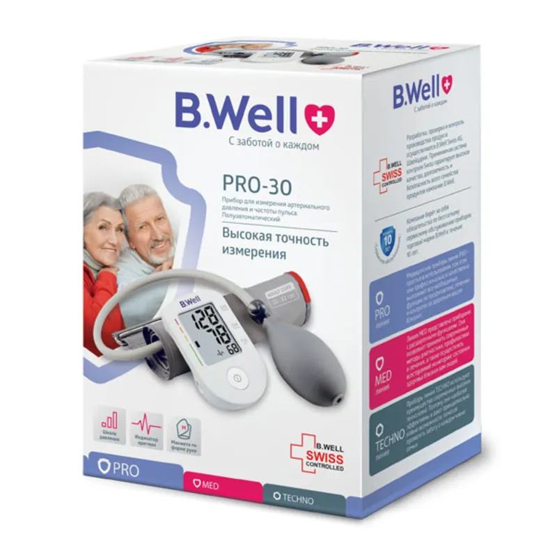 فشارسنج نیمه اتومات بازویی بیول B.well Pro-30 gallery1