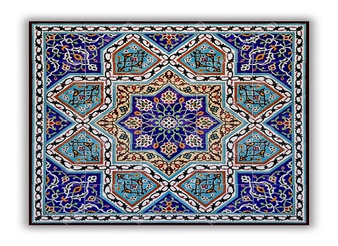 تصویر 1 از فروش کاشی اسلیمی وکتور + قیمت خرید به صرفه