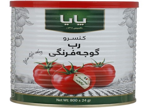 تصویر 1 از قیمت خرید رب گوجه فرنگی پایا عمده به صرفه و ارزان