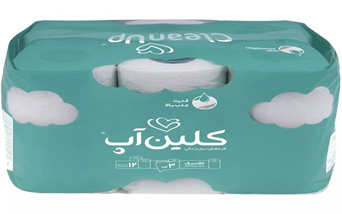تصویر 4 از خرید دستمال توالت کلین + قیمت فروش استثنایی