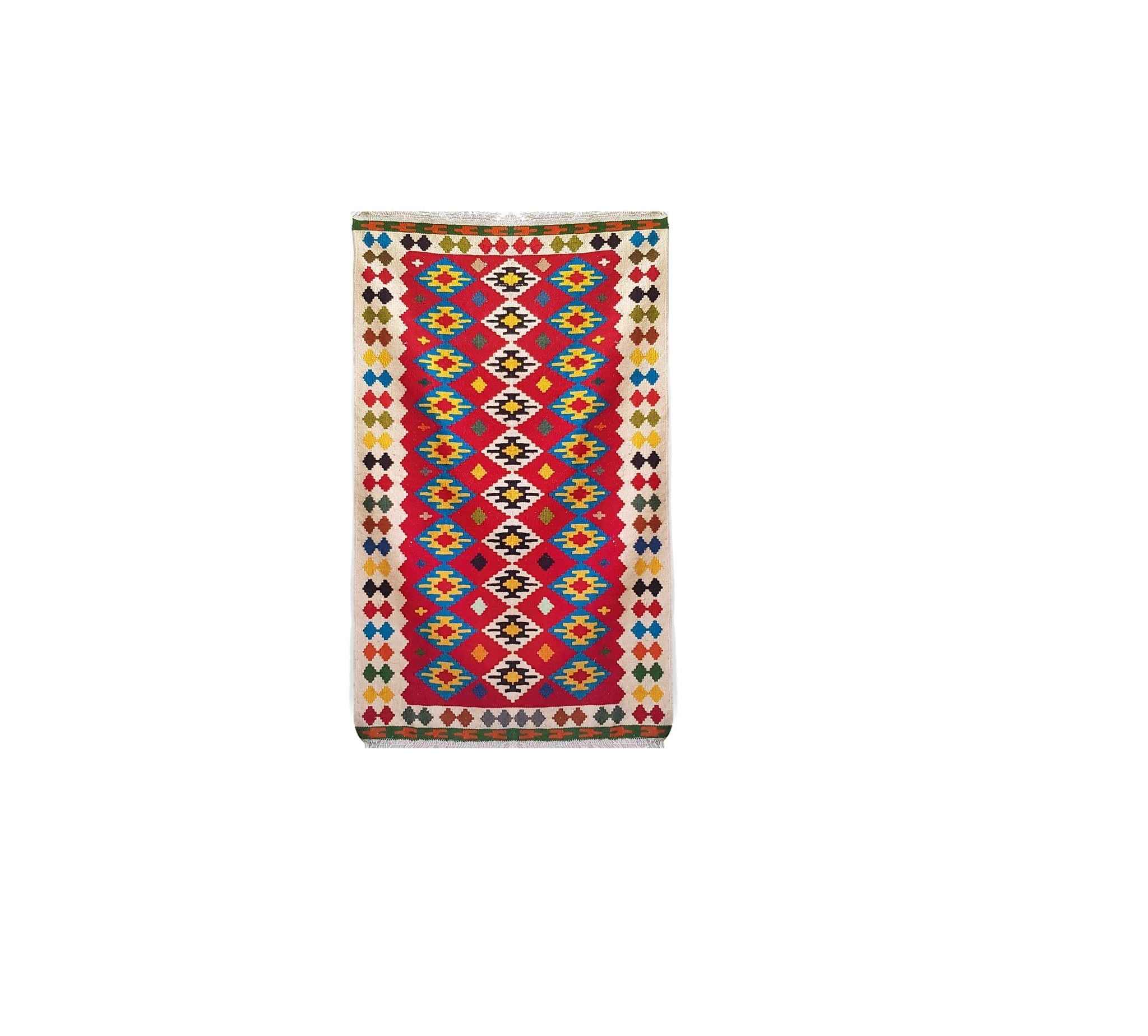 تصویر 2 از قیمت گلیم دستبافت قشقایی با کیفیت ارزان + خرید عمده