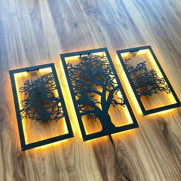 تصویر 4 از خرید و قیمت تابلو چوبی چراغ دار + فروش صادراتی