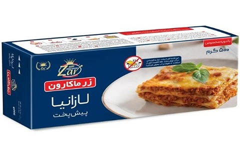 تصویر 3 از قیمت خرید لازانیا زر ماکارون ۵۰۰ گرمی عمده به صرفه و ارزان