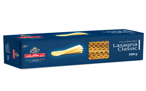 تصویر 4 از قیمت خرید لازانیا زر ماکارون ۵۰۰ گرمی عمده به صرفه و ارزان