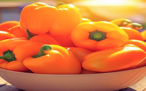 تصویر 2 از فروش فلفل دلمه نارنجی + قیمت خرید به صرفه