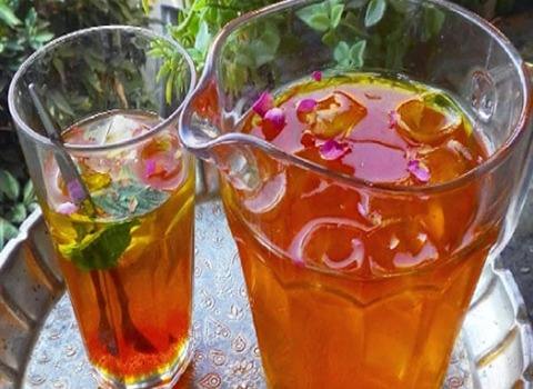 تصویر 1 از خرید شربت زعفران گلاب + قیمت فروش استثنایی