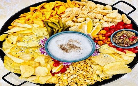 تصویر 2 از قیمت خرید سینی مزه تنقلات ساده + فروش ویژه