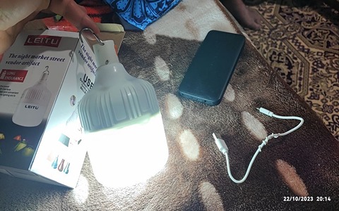 تصویر 4 از خرید لامپ ال ای دی 40 وات مدل شارژی + قیمت فروش استثنایی