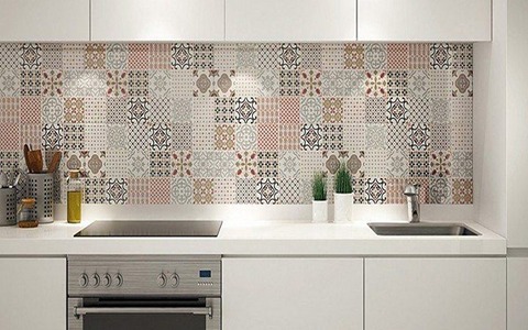 تصویر 2 از قیمت خرید کاشی سرامیک بین کابینتی عمده به صرفه و ارزان