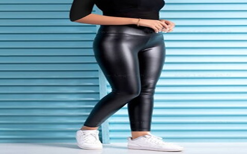 تصویر 1 از خرید شلوار زنانه چرم براق + قیمت فروش استثنایی