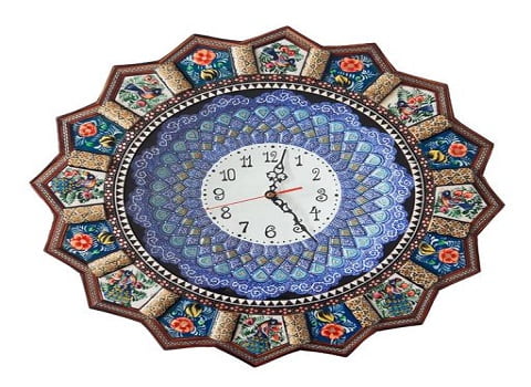 قیمت ساعت میناکاری روی مس + خرید باور نکردنی