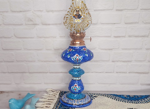 تصویر 2 از قیمت چراغ نفتی میناکاری با کیفیت ارزان + خرید عمده