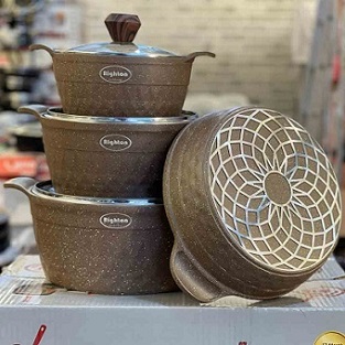 قیمت خرید قابلمه چدن گرانیت + فروش ویژه