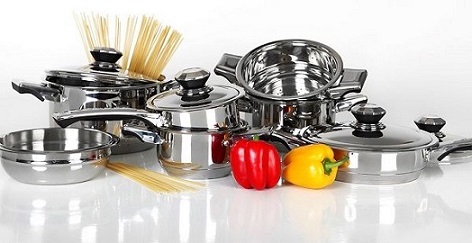 تصویر 3 از قیمت خرید سرویس قابلمه استیل عرشیا + فروش ویژه