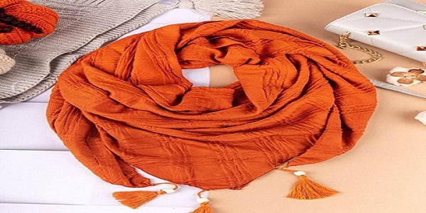 تصویر 4 از قیمت خرید روسری نخی پلیسه + فروش ویژه