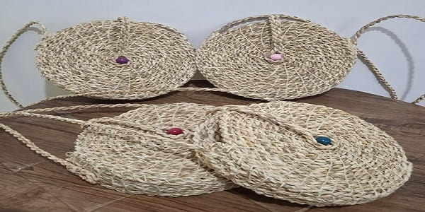تصویر 1 از فروش کیف حصیری گرد + قیمت خرید به صرفه