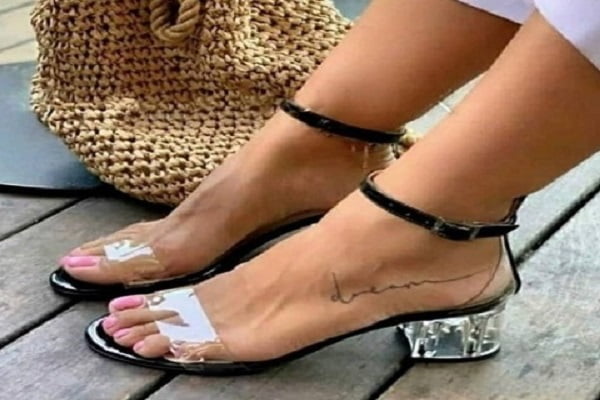 تصویر 4 از قیمت خرید صندل پاشنه کوتاه مجلسی + فروش ویژه