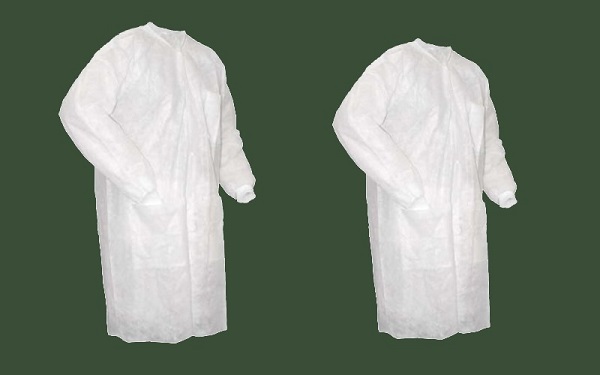 تصویر 2 از خرید گان پزشکی سفید + قیمت فروش استثنایی