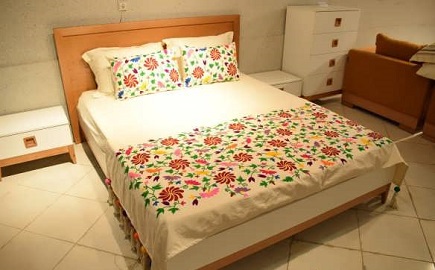 تصویر 3 از قیمت خرید روتختی گلدوزی برزیلی + فروش ویژه