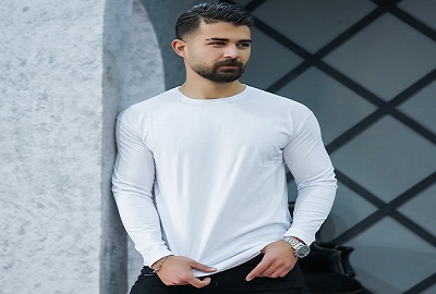 تصویر 2 از قیمت خرید تیشرت مردانه آستین بلند + فروش ویژه