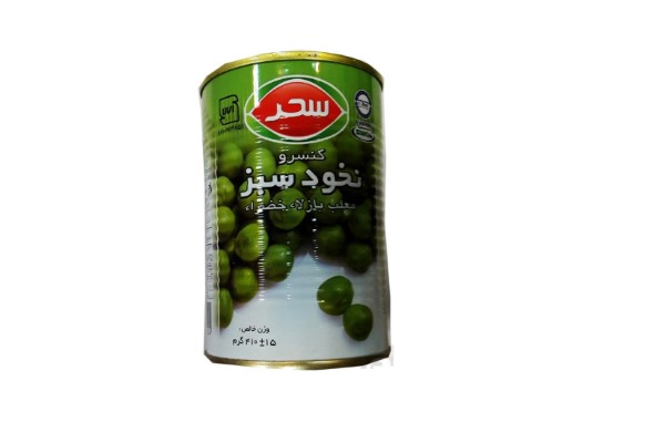 تصویر 1 از قیمت خرید کنسرو نخود فرنگی سحر با فروش عمده