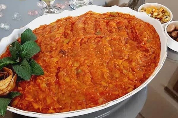 تصویر 4 از قیمت خرید کنسرو خوراک بادمجان زشک عمده به صرفه و ارزان