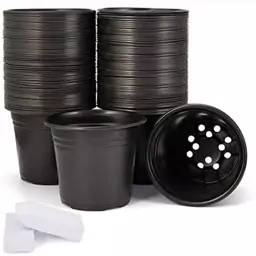 گلدان پلاستیکی خورجینی دو طرفه مناسب تراس و بالکن