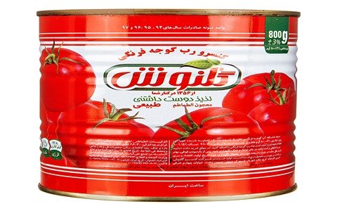 قیمت خرید رب گوجه گلنوش با فروش عمده