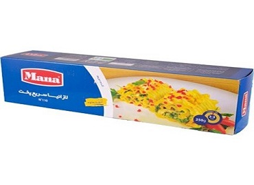 تصویر 4 از قیمت خرید لازانیا سریع پخت مانا + فروش ویژه