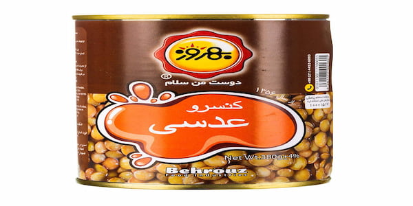 خرید و قیمت انواع کنسرو عدسی بهروز