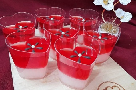 تصویر 5 از خرید ظرف ژله تک نفره قلبی + قیمت فروش استثنایی