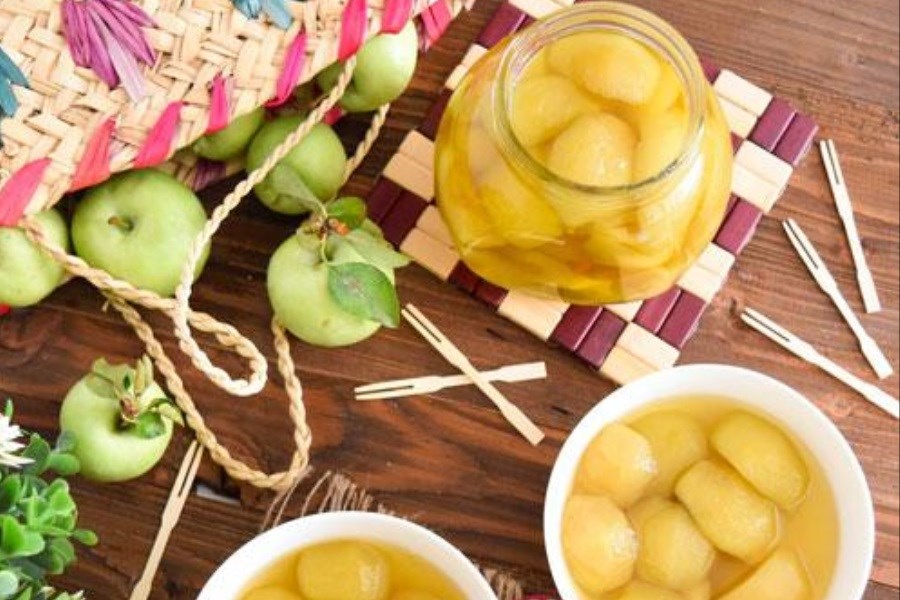 تصویر 5 از قیمت کمپوت سیب در شیشه با کیفیت ارزان + خرید عمده