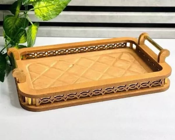 تصویر 5 از قیمت خرید سینی چوبی مستطیل با فروش عمده