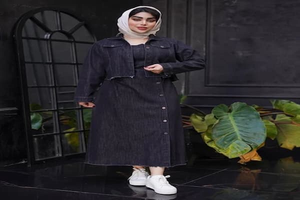 تصویر 5 از راهنمای خرید کت و سارافن جین پارچه پر + قیمت عالی