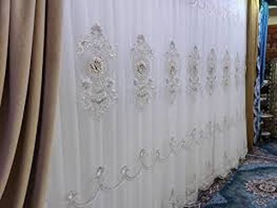 تصویر 5 از خرید و قیمت پارچه حریر اسکاچی پرده + فروش عمده
