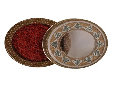 تصویر 2 از قیمت ظرف خاتم زعفران + خرید باور نکردنی