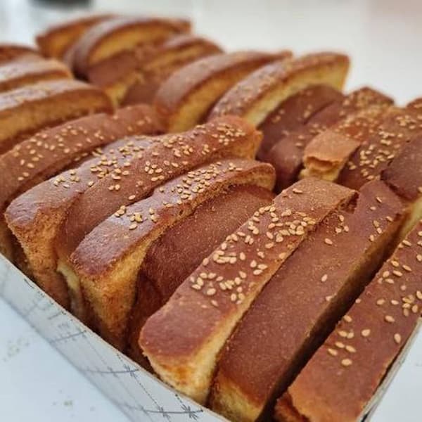 تصویر 3 از فروش نان سوخاری کنجدی + قیمت خرید به صرفه