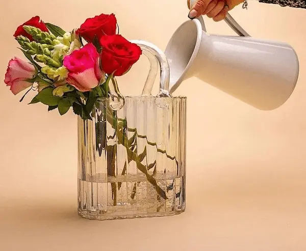 تصویر 2 از بهترین گلدان شیشه ای تزیینی + قیمت خرید عالی
