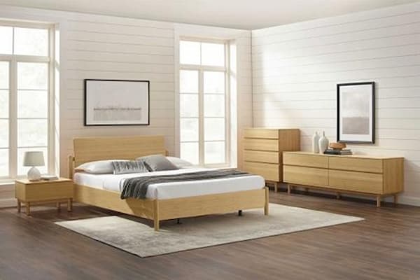 تصویر 4 از قیمت خرید تخت مینیمال چوبی + فروش ویژه