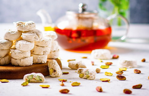 خرید و قیمت گز لقمه ای ۲۸ درصد پسته + فروش صادراتی