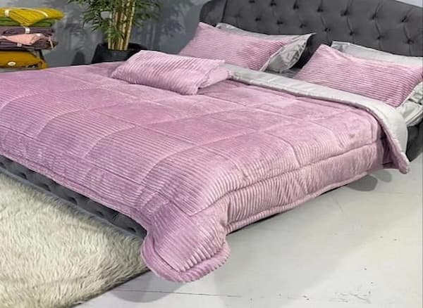 تصویر 4 از قیمت خرید روتختی مخمل کبریتی + فروش ویژه