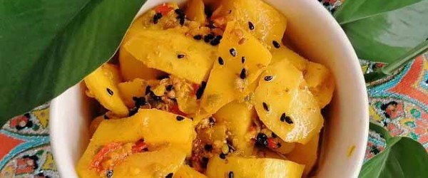 تصویر 2 از قیمت خرید ترشی انبه زرد + فروش ویژه