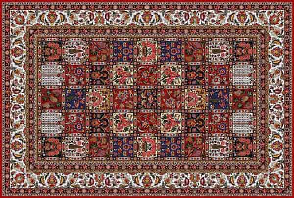 قیمت خرید فرش خشتی کاشان عمده به صرفه و ارزان
