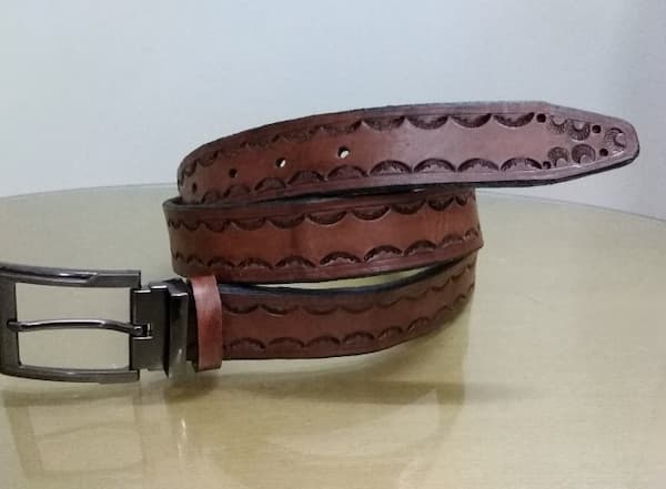 تصویر 2 از قیمت کمربند چرم دست دوز با کیفیت ارزان + خرید عمده