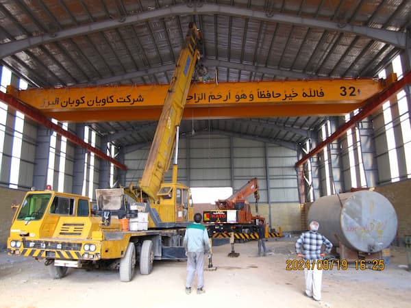 قیمت جرثقیل سقفی سوله و جرثقیل سقفی دو پل+ خرید باور نکردنی