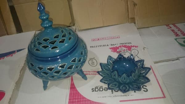 تصویر 5 از فروش شکلات خوری سفالی رنگی + قیمت خرید به صرفه