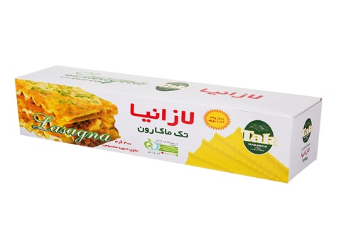 تصویر 1 از قیمت خرید لازانیا 500 گرمی تک ماکارون + فروش ویژه