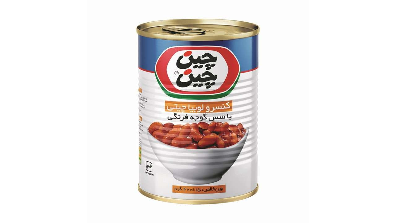 تصویر 3 از خرید و قیمت کنسرو لوبیا چیتی با سس گوجه فرنگی + فروش عمده