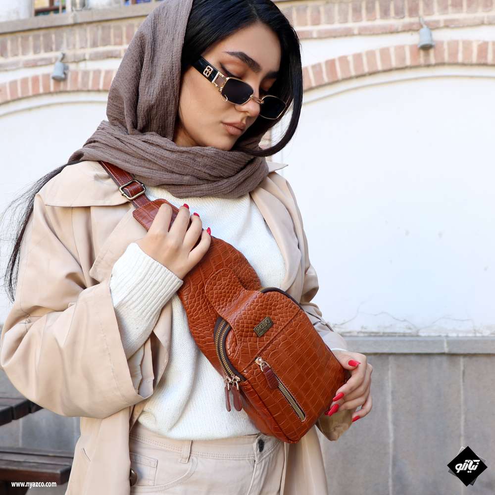 تصویر 5 از قیمت بادی بگ چرم زنانه با کیفیت ارزان + خرید عمده