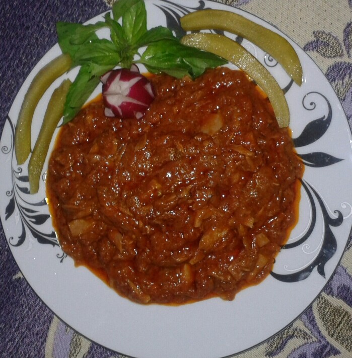 تصویر 2 از خرید کنسرو ماهی بادمجان + قیمت فروش استثنایی